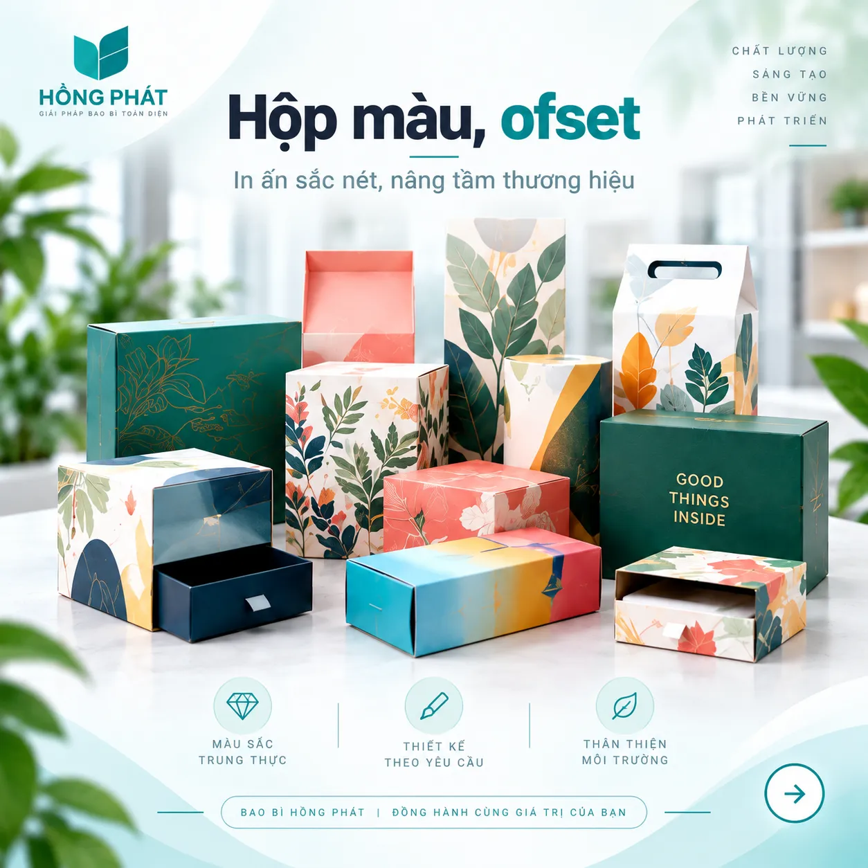 Hộp màu, ofset