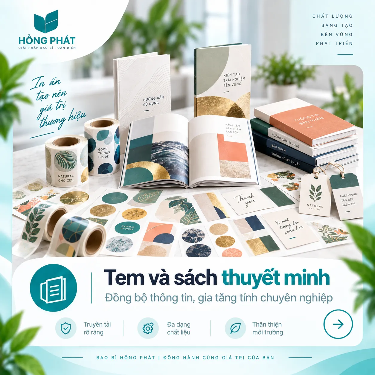 Tem và sách thuyết minh